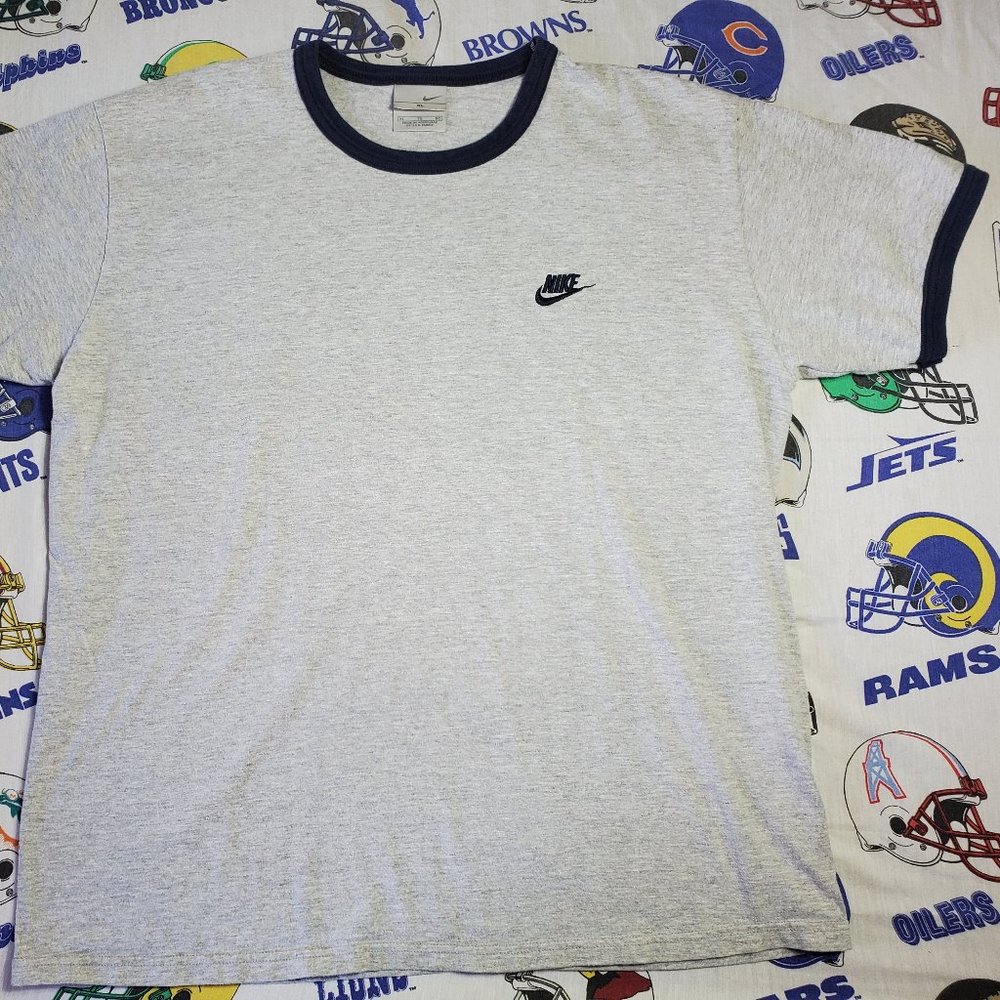 Vintage Nike Ringer Y2K Embroidered Shirt